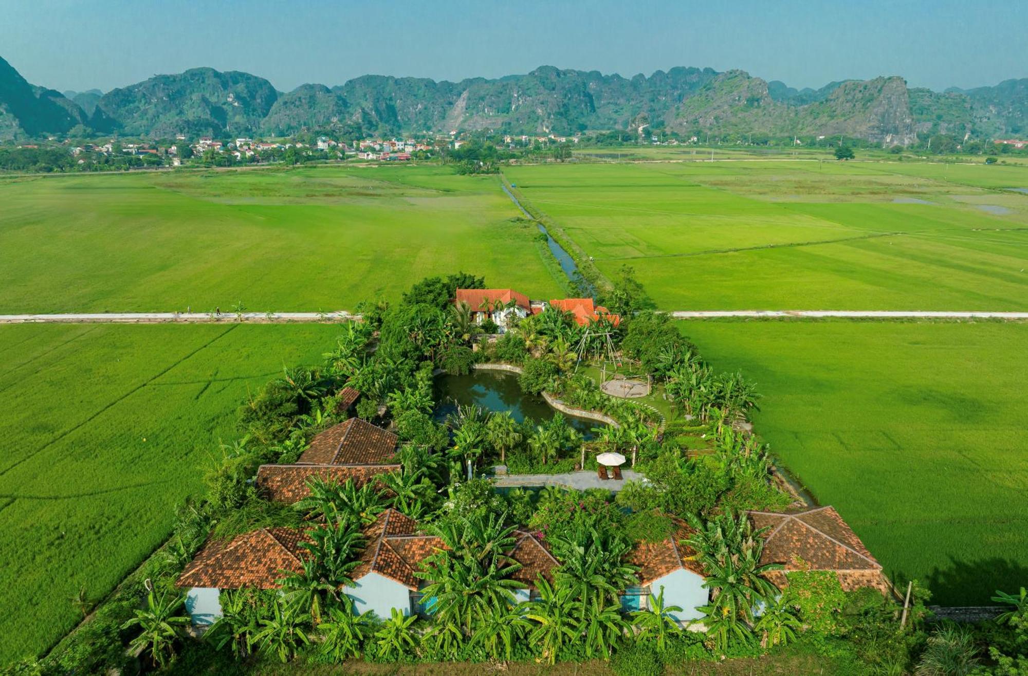 Chezcao Rice Field Ecolodge ニンビン エクステリア 写真