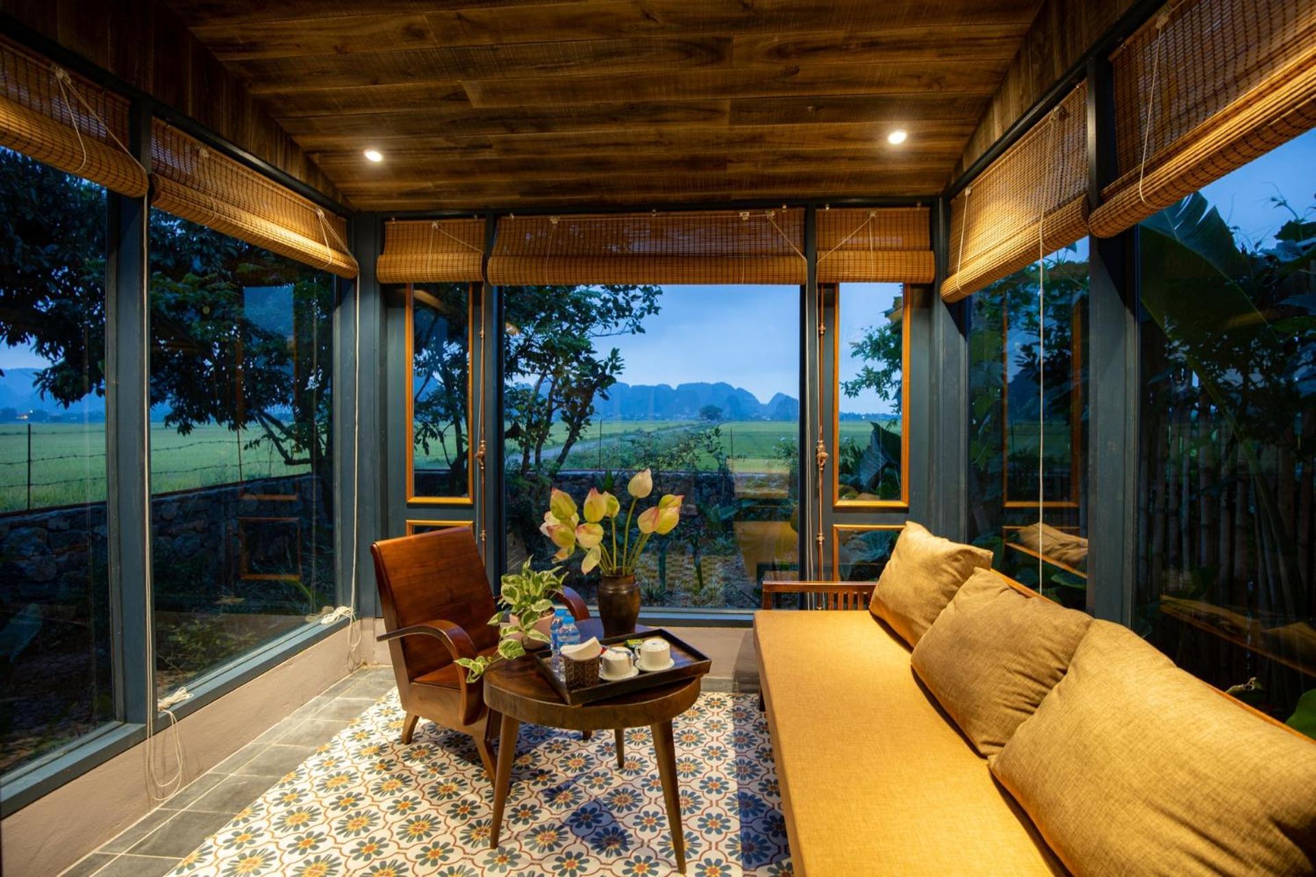Chezcao Rice Field Ecolodge ニンビン エクステリア 写真