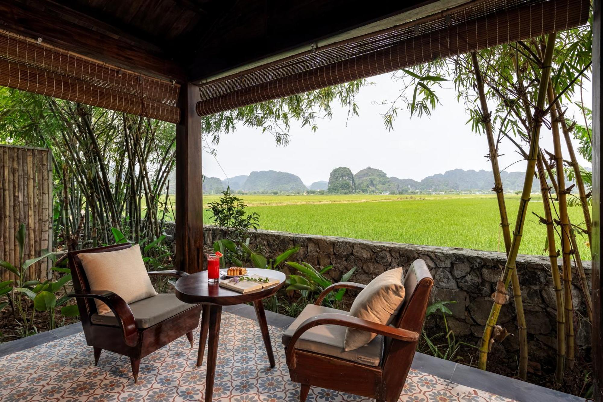 Chezcao Rice Field Ecolodge ニンビン エクステリア 写真